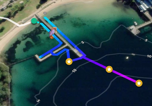 Interactive Diving Maps